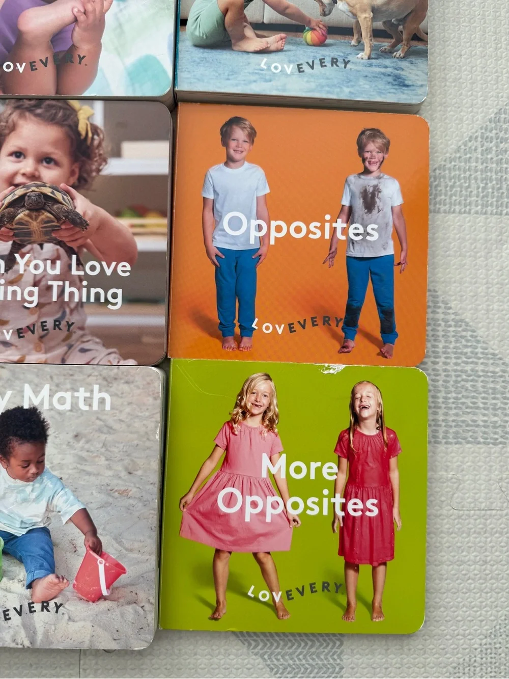 Lovevery Colorful Board Book Set - Assorted infant toddler bundle
